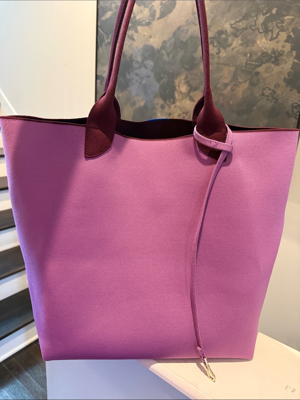 Rothy’s Bag. Women's Pink Two-Tone Tote Bag - Stylish Everyday Carry